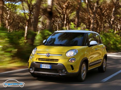 Fiat 500L Trekking - Außer der Basismotorisierung 1.4 sind alle mit Start&Stop ausgestattet.