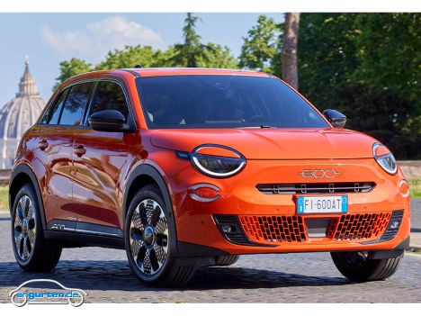 Der neue Fiat 600e - Frontansicht