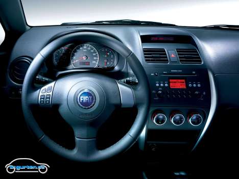 Fiat Sedici - Innenraum: Cockpit