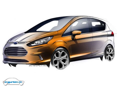 Ford B-Max - Designskizze