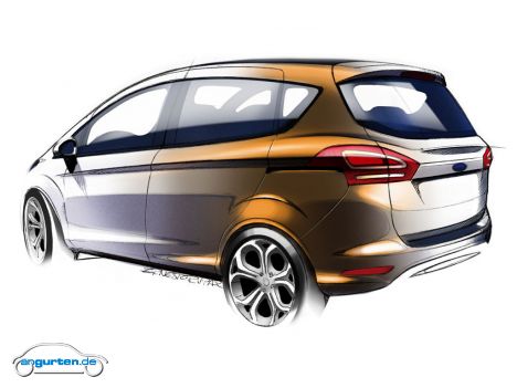 Ford B-Max - Designskizze