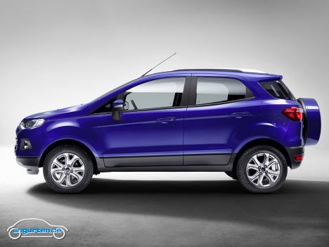 Ford Ecosport - Von der Seite her: gefällig.