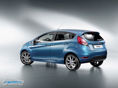 Ford Fiesta 2013 - Von hinten betrachtet hat sich eher wenig getan.