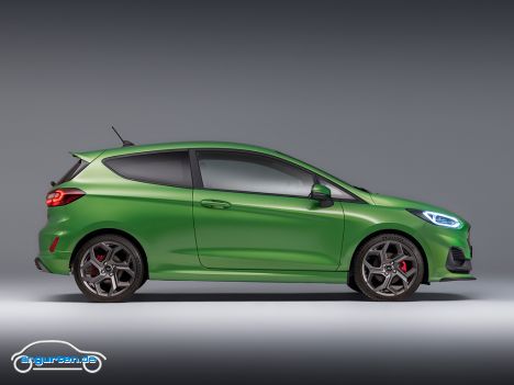 Ford Fiesta ST Facelift 2022 - Seitenansicht