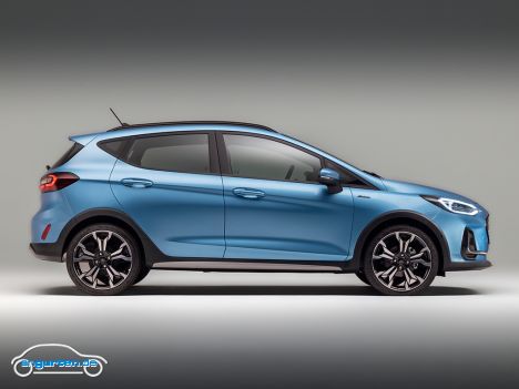 Ford Fiesta Active - Facelift MJ 2022 - Seitenansicht