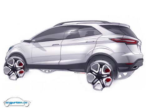 Ford Kuga 2013 - Designskizze