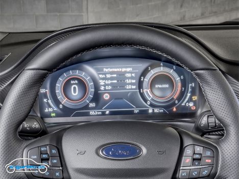 Ford Puma ST - Das beinhaltet sowohl ein digitales Kombiinstrument …