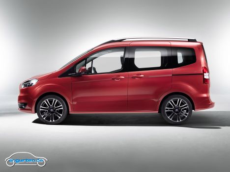 Ford Tourneo Courier - Basis des Tourneo Courier ist der Fiesta. Zu den Preisen hat Ford bislang noch nichts verlauten lassen.