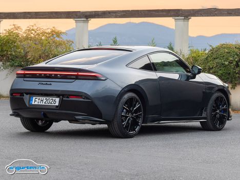 Honda Prelude (2026) - Lediglich bei höherem Tempo und maximaler Leistungsanforderung kann auch der Verbrennungsmotor ins Geschehen eingreifen.