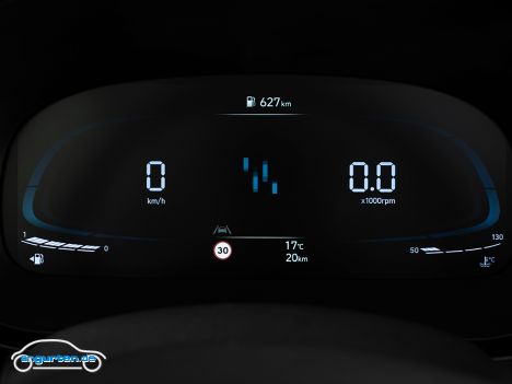 Hyundai i10 Facelift 2023 - Digitales Cockpit