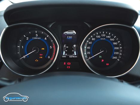 Hyundai i30 Coupe - Armaturenbrett, Tacho, Drehzahlmesser