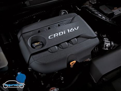 Hyundai i40cw - Den 1.7 CRDi Diesel gibt es mit 116 oder 136 PS.