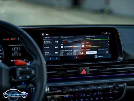 Hyundai Ioniq 6 N (2026) - Touchscreen