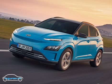 Hyundai Kona Elektro 2022 (Facelift) - Frontansicht