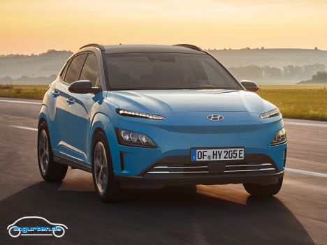 Hyundai Kona Elektro 2022 (Facelift) - Frontansicht