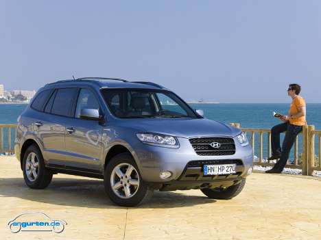 Hyundai Santa Fe am Meer