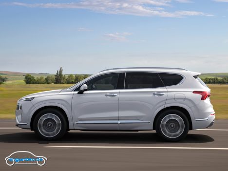 Hyundai Santa Fe Facelift 2022 - Seitenansicht