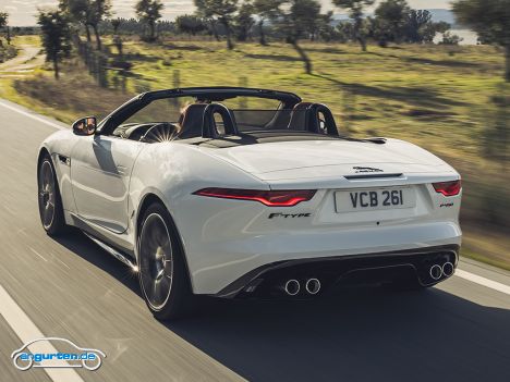Jaguar F-Type Cabrio Facelift 2020 - Heckansicht