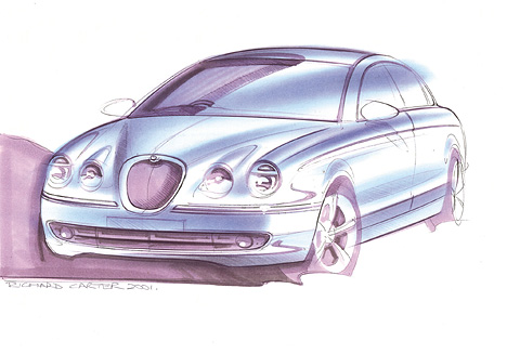 Jaguar S-Type - Designskizze
