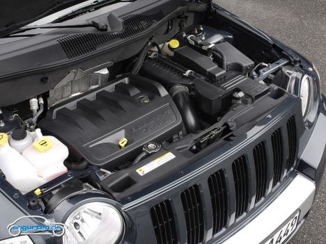 Jeep Compass, Motorraum