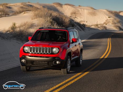 Jeep Renegade Latitude - Mit dem Renegade will Jeep in den unteren Preisbereich der SUVs vorstoßen.