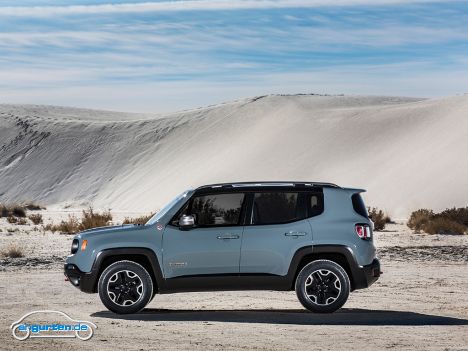 Jeep Renegade Trailhawk - Darüber hinaus sind die Radkästen und die Applikationen rustikaler ausgelegt.