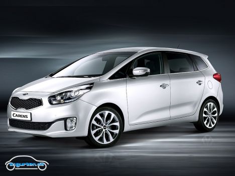 Kia Carens 2014 - Kein Vergleich mit dem Vorgänger. Der Carens ist nun auch endlich im Zeitalter des Kia-Europa-Designs angekommen.