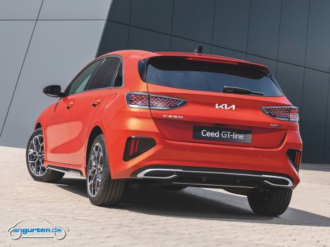 Kia Ceed Facelift MJ 2022 - Heckansicht