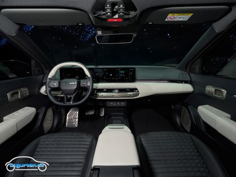 Kia EV4 Limousine (2025) - Wer jetzt mit dem Außendesign noch nicht so richtig leben kann, der wird innen sicherlich schon etwas ruhiger. Erwartbar und vollkommen okay aus unserer Sicht.