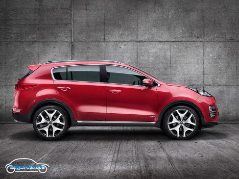 Kia Sportage 2016 - Von der Seite eine schöne Linie