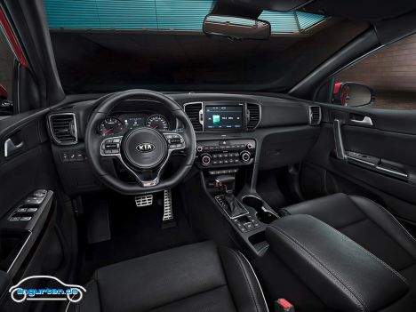 Kia Sportage 2016 - Ein aufgeräumtes Cockpit …