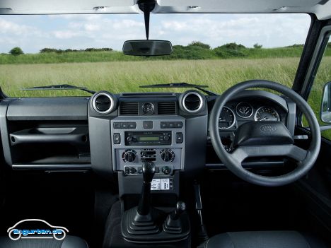 Land Rover Defender, Cockpit