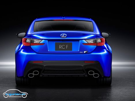 Lexus RC F Concept - Auf die Straße gebracht wird die brachiale Power durch ein 8-Stufen Automatikgetriebe.