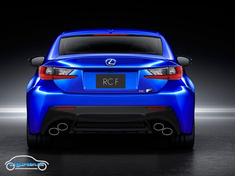 Lexus RC F Concept - Auf die Straße gebracht wird die brachiale Power durch ein 8-Stufen Automatikgetriebe.