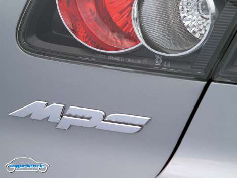 Mazda 6 MPS - verdächtiger Schriftzug unter der Heckleuchte