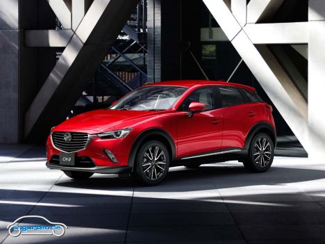 Wieder gut gelungen: Der Mazda CX-3 könnte der nächste Renner der Japaner werden. Das Aussehen dazu hat er jedenfalls.