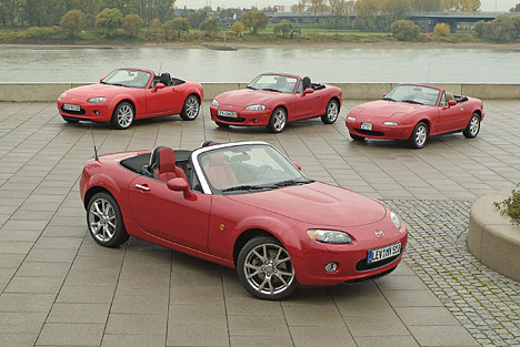 Mittlerweile die zeichnen wir dritte Generation des Mazda MX-5