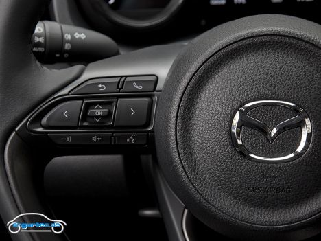 Der neue Mazda2 Hybrid - Lenkradfernbedienung