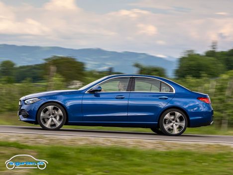 Mercedes C-Klasse Limousine 2022 - Seitenansicht