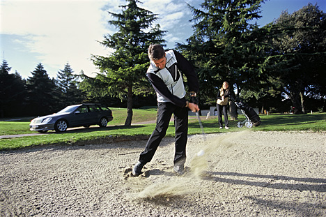 Rein mit den Golf-Schlägern: Mercedes C-Klasse T-Modell