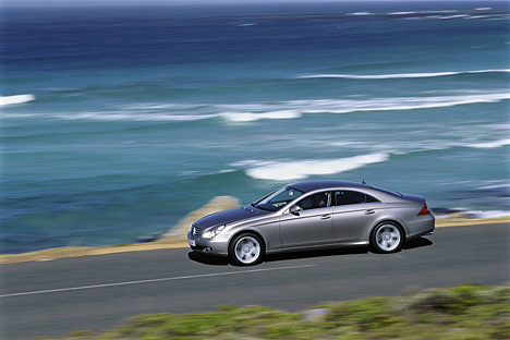 Mercedes CLS - Flanierfahrt am Meer