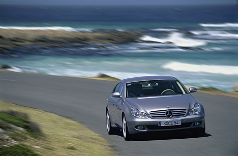 Mercedes CLS - Flanierfahrt am Meer