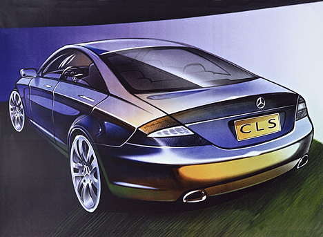 Mercedes CLS - Designskizze