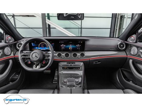 Mercedes E-Klasse Limousine Facelift 2020 - Ausstattung im Carbon-Look