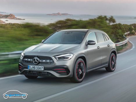 Der neue Mercedes GLA - Der neue Mercedes GLA ist unverkennbar ein enger Verwandter der neuen A-Klasse.