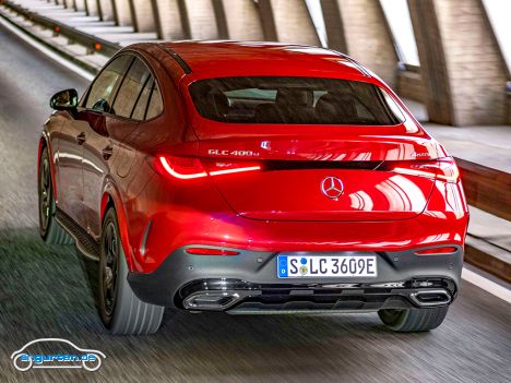 Mercedes GLC Coupe (2023) - Heckansicht