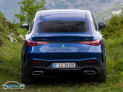 Mercedes GLC Coupe (2023) - Heckansicht