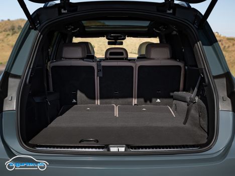 Mercedes GLS Facelift 2026 - Kofferraum hinter Sitzreihe 2