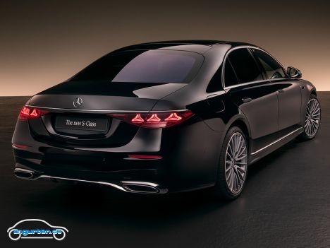 Mercedes S-Klasse 2026 - Facelift - Lack: Manufaktur Black Sparkling