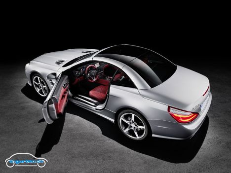 Mercedes SL - Wer das Achtzylinder-Modell SL 500 haben möchte, der muss etwa 117.000 Euro berappen.